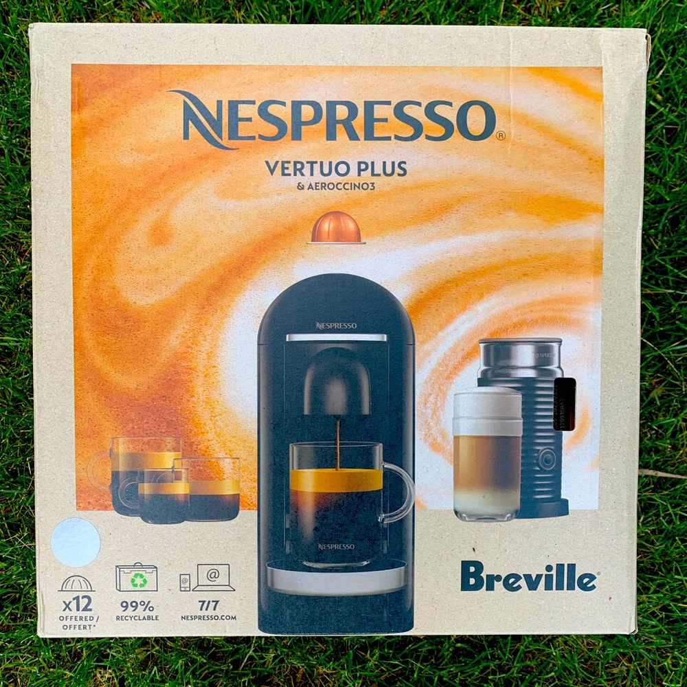 NESPRESSO •NIB• Vertuo Plus and Aeroccino 3